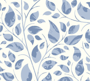 "Day leaves and Shadows" pattern from my "Swallows and Poppies" collection