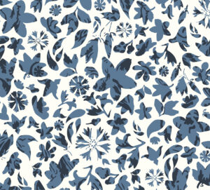 "Night Shadows at Play" pattern from my "Swallows and Poppies" collection