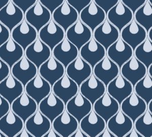 "Night Rain Drops" pattern from my "Swallows and Poppies" collection